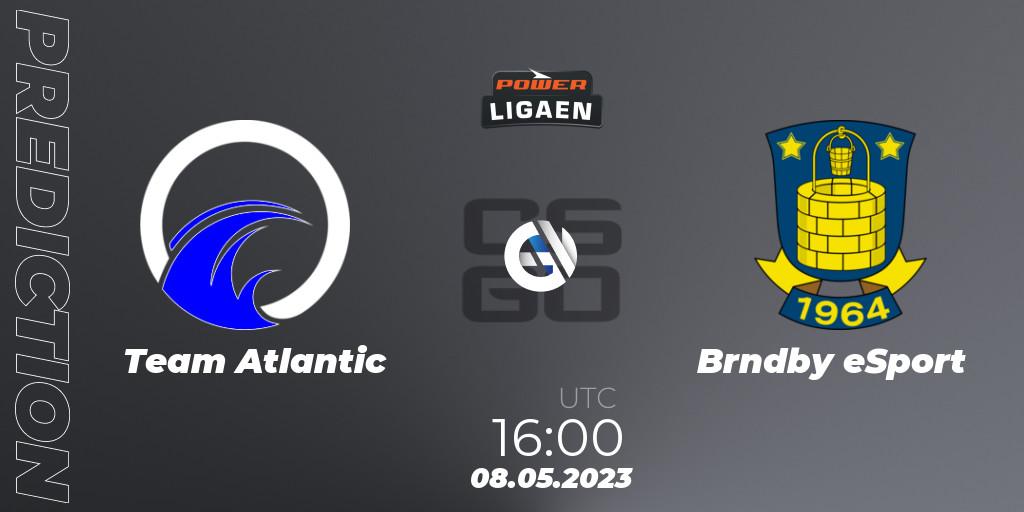 Team Atlantic contre Brøndby eSport : prédiction de match. 08.05.2023 at 16:00. Counter-Strike (CS2), Dust2.dk Ligaen Season 23