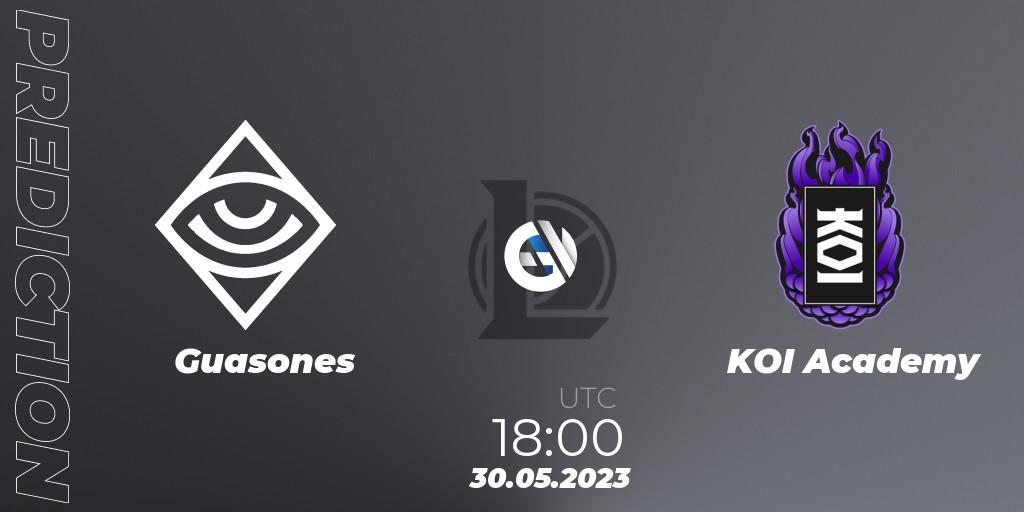 Guasones contre KOI Academy : prédiction de match. 30.05.23. LoL, Superliga Summer 2023 - Group Stage