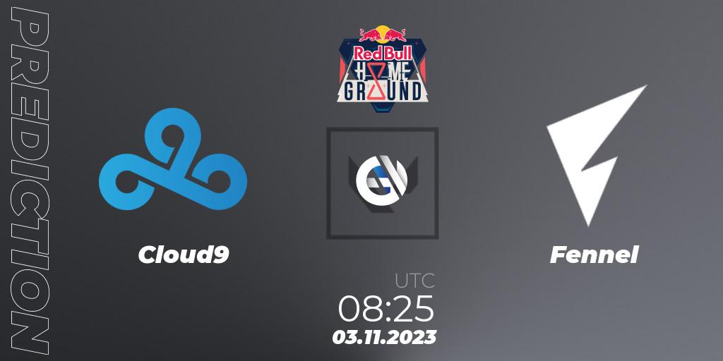 Cloud9 contre Fennel : prédiction de match. 03.11.2023 at 08:55. VALORANT, Red Bull Home Ground #4 - Swiss Stage
