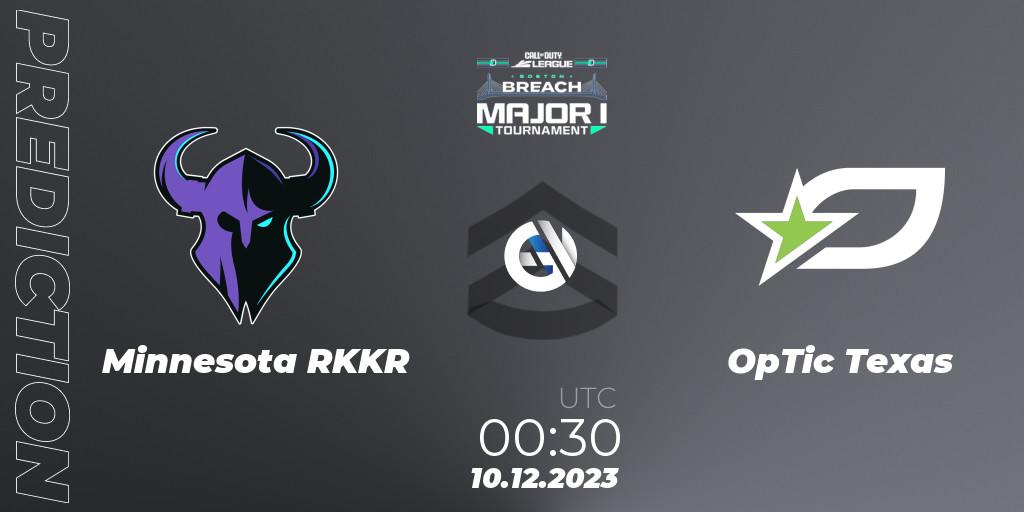 Minnesota RØKKR contre OpTic Texas : prédiction de match. 11.12.2023 at 01:00. Call of Duty, Call of Duty League 2024: Stage 1 Major Qualifiers