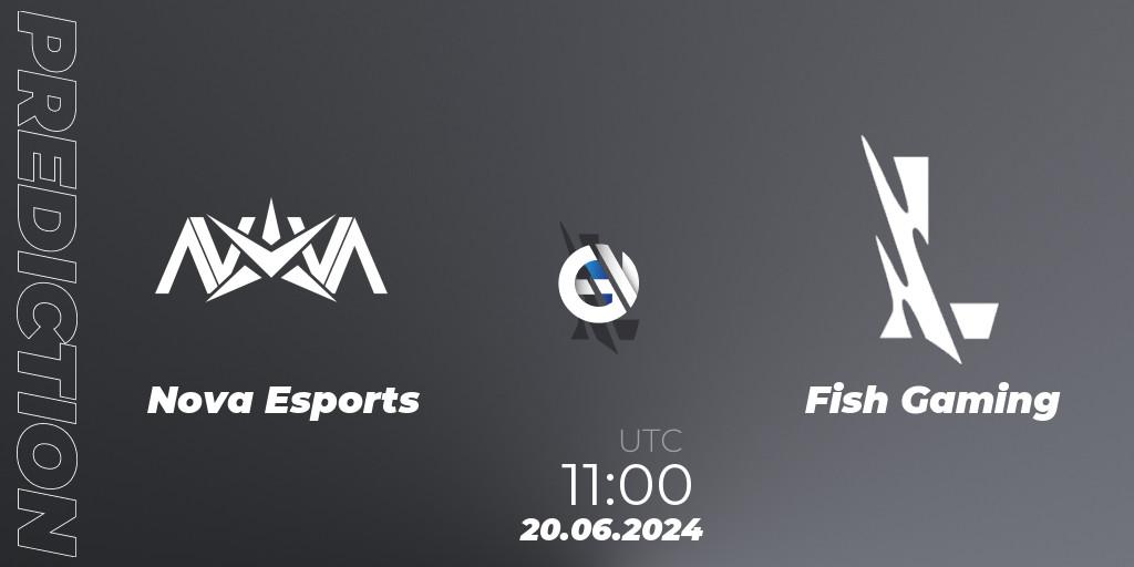 Nova Esports contre Fish Gaming : prédiction de match. 20.06.2024 at 11:00. Wild Rift, Wild Rift Super League Summer 2024 - 5v5 Tournament Group Stage
