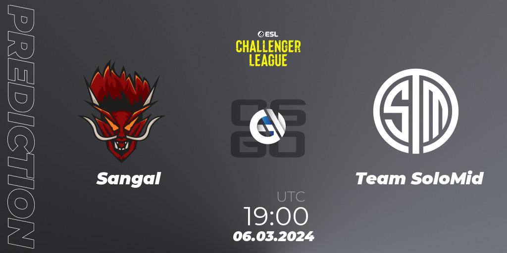 Sangal contre Team SoloMid : prédiction de match. 06.03.24. CS2 (CS:GO), ESL Challenger League Season 47: Europe