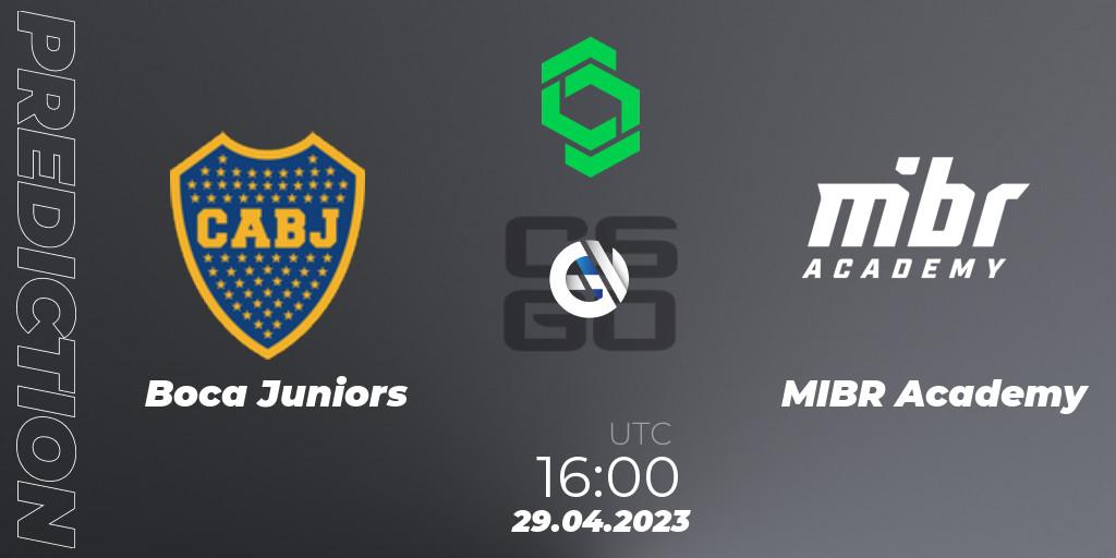 Boca Juniors contre MIBR Academy : prédiction de match. 29.04.2023 at 16:00. Counter-Strike (CS2), CCT South America Series #7
