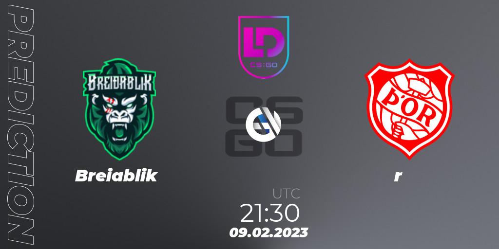 Breiðablik contre Þór : prédiction de match. 09.02.23. CS2 (CS:GO), Icelandic Esports League Season 7