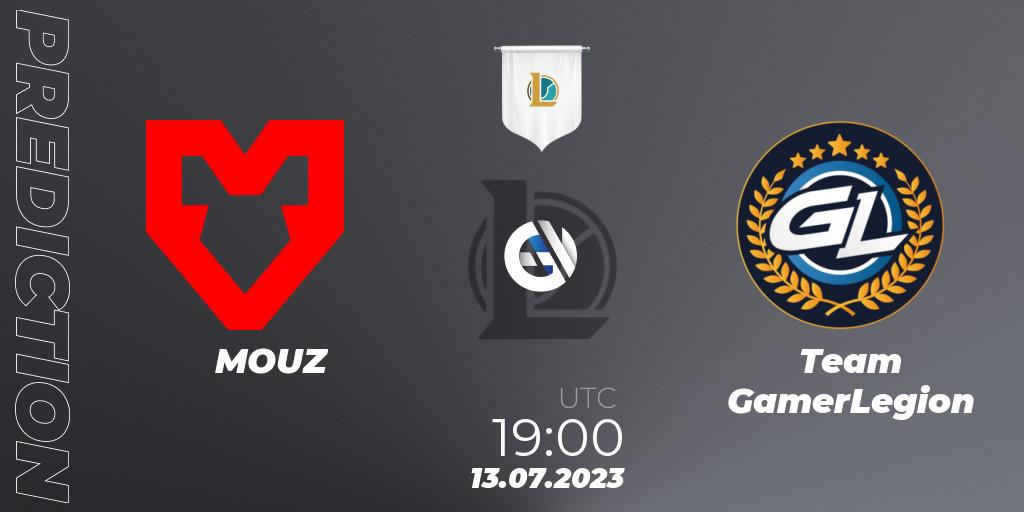 MOUZ contre Team GamerLegion : prédiction de match. 13.07.23. LoL, Prime League Summer 2023 - Group Stage