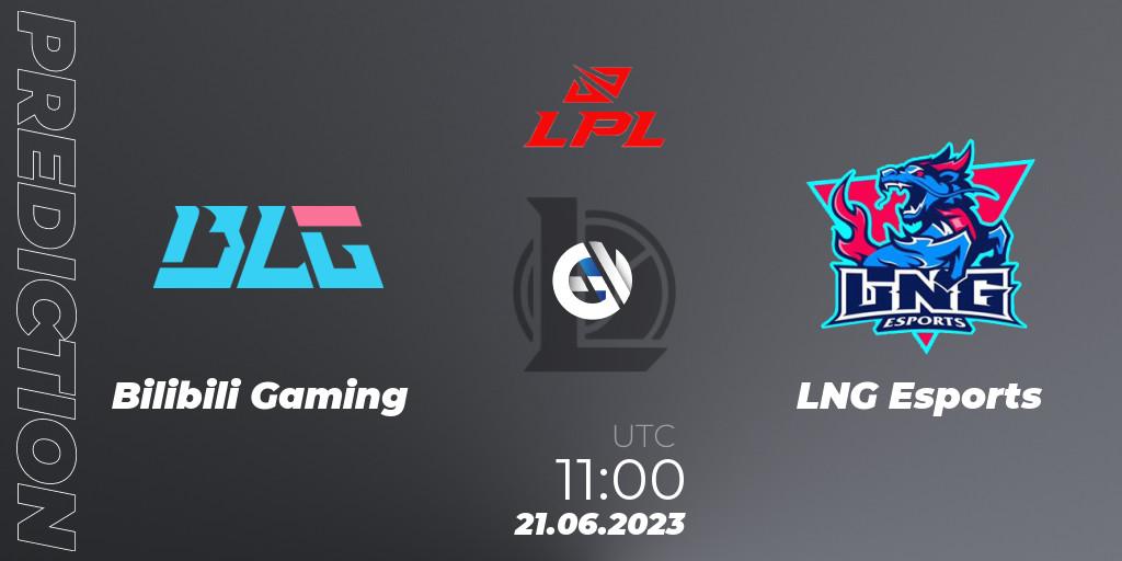 Bilibili Gaming contre LNG Esports : prédiction de match. 21.06.2023 at 12:00. LoL, LPL Summer 2023 Regular Season