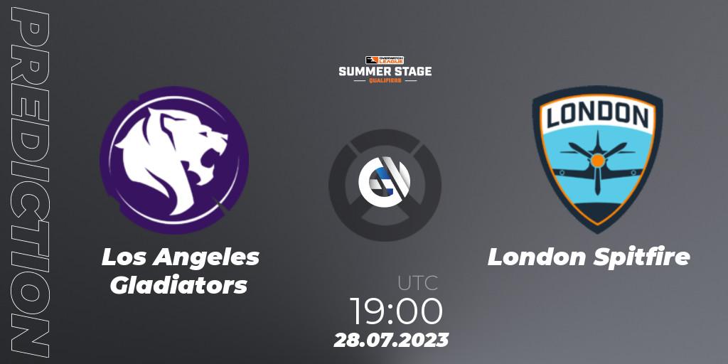 Los Angeles Gladiators contre London Spitfire : prédiction de match. 28.07.23. Overwatch, Overwatch League 2023 - Summer Stage Qualifiers