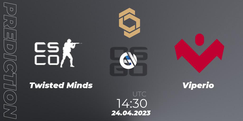 Twisted Minds contre Viperio : prédiction de match. 24.04.23. CS2 (CS:GO), CCT South Europe Series #4