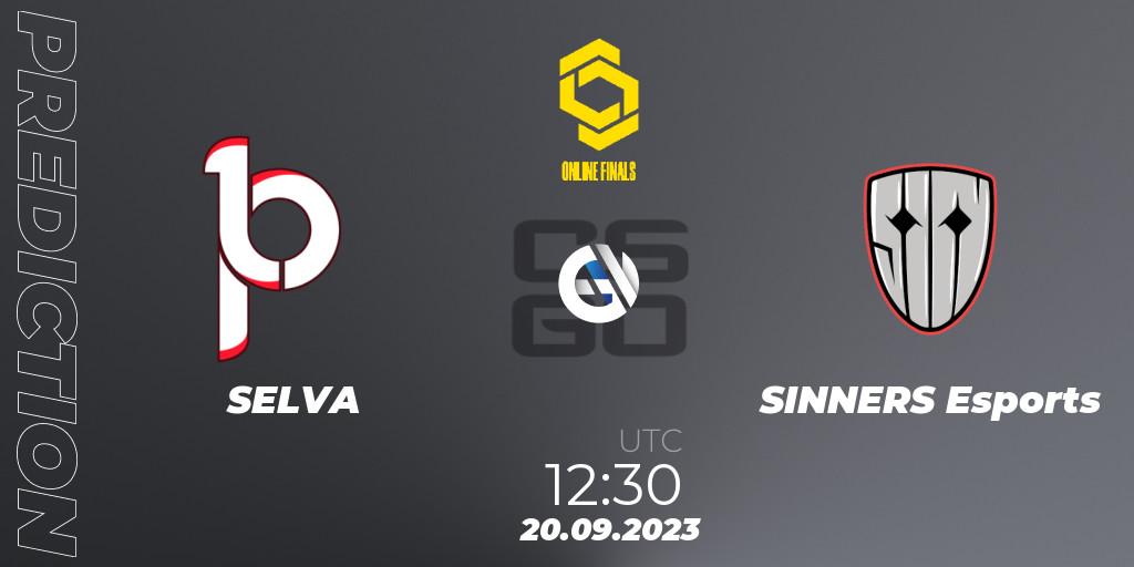 SELVA contre SINNERS Esports : prédiction de match. 20.09.23. CS2 (CS:GO), CCT Online Finals #3