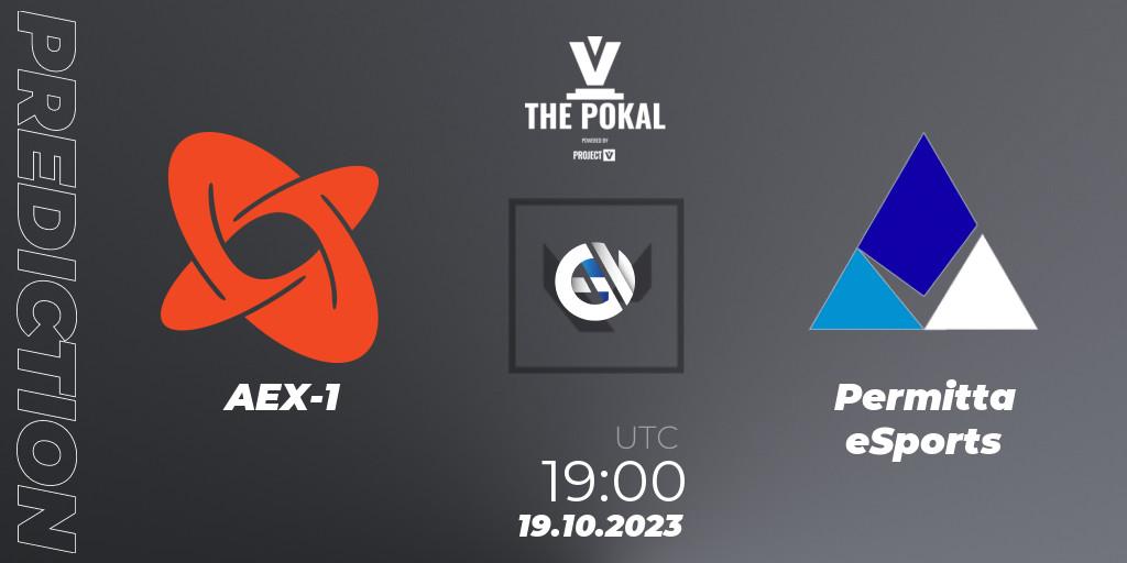 AEX-1 contre Permitta eSports : prédiction de match. 19.10.23. VALORANT, PROJECT V 2023: THE POKAL