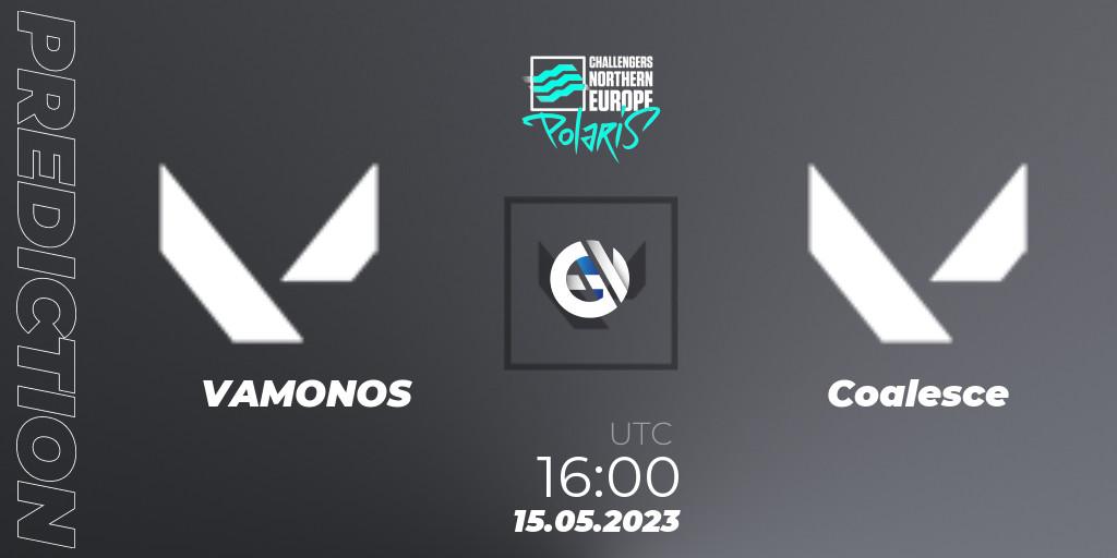 VAMONOS contre Coalesce : prédiction de match. 15.05.23. VALORANT, VALORANT Challengers 2023 Northern Europe: Polaris Split 2