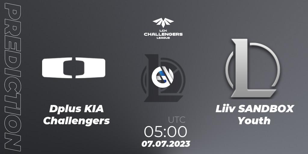 Dplus KIA Challengers contre Liiv SANDBOX Youth : prédiction de match. 07.07.23. LoL, LCK Challengers League 2023 Summer - Group Stage