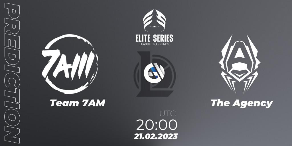 Team 7AM contre The Agency : prédiction de match. 21.02.23. LoL, Elite Series Spring 2023 - Group Stage