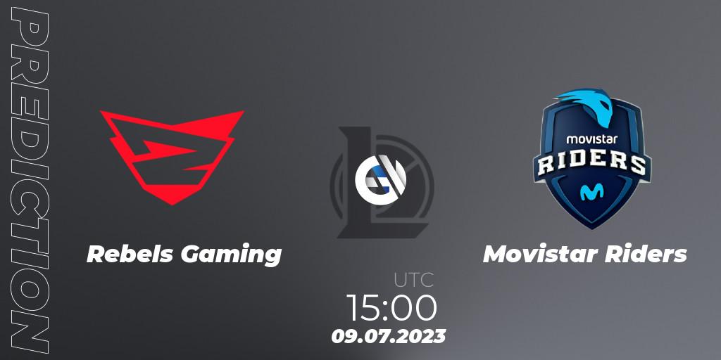 Rebels Gaming contre Movistar Riders : prédiction de match. 09.07.2023 at 16:30. LoL, Superliga Summer 2023 - Group Stage