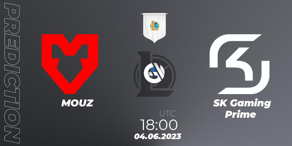 MOUZ contre SK Gaming Prime : prédiction de match. 04.06.23. LoL, Prime League Summer 2023 - Group Stage