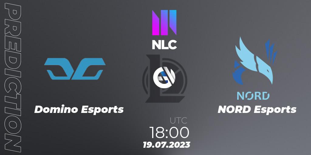 Domino Esports contre NORD Esports : prédiction de match. 19.07.2023 at 18:00. LoL, NLC Summer 2023 - Group Stage
