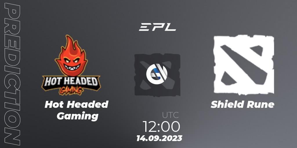 Hot Headed Gaming contre Shield Rune : prédiction de match. 14.09.23. Dota 2, European Pro League Season 12