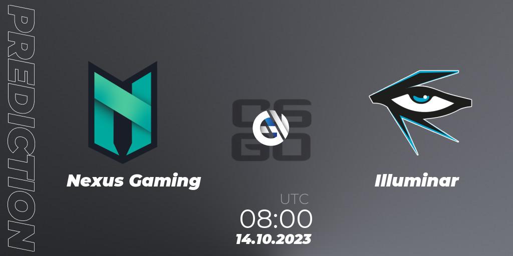 Nexus Gaming contre Illuminar : prédiction de match. 14.10.23. CS2 (CS:GO), European Pro League Season 11: Division 2