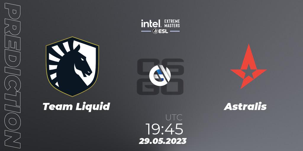 Team Liquid contre Astralis : prédiction de match. 29.05.2023 at 20:05. Counter-Strike (CS2), IEM Dallas 2023