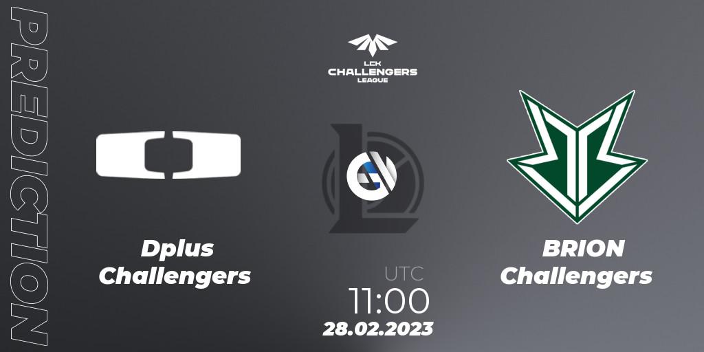Dplus Challengers contre BRION Challengers : prédiction de match. 28.02.23. LoL, LCK Challengers League 2023 Spring