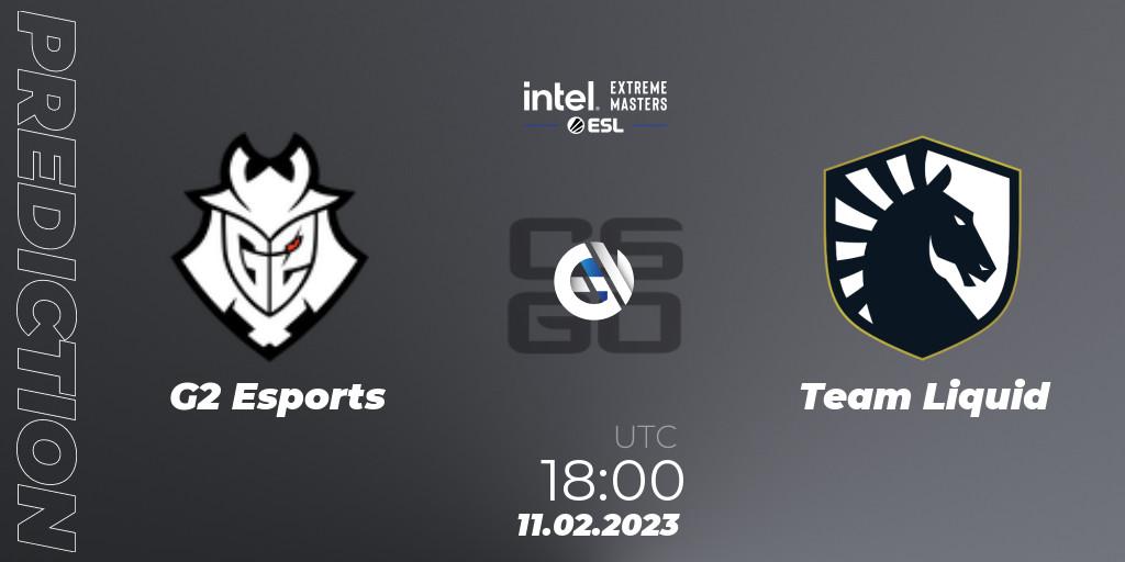 G2 Esports contre Team Liquid : prédiction de match. 11.02.23. CS2 (CS:GO), IEM Katowice 2023
