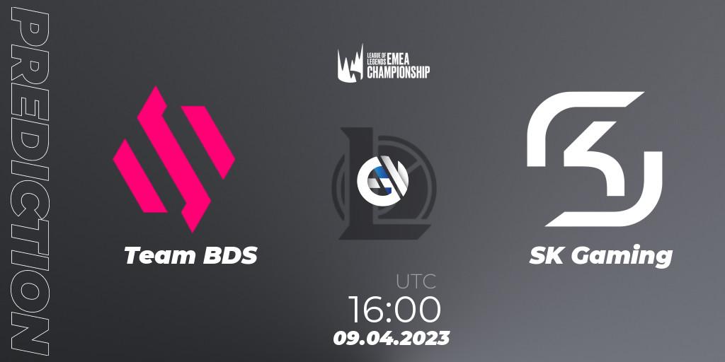 Team BDS contre SK Gaming : prédiction de match. 09.04.2023 at 16:00. LoL, LEC Spring 2023 - Group Stage