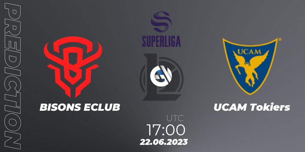 BISONS ECLUB contre UCAM Esports Club : prédiction de match. 22.06.23. LoL, Superliga Summer 2023 - Group Stage