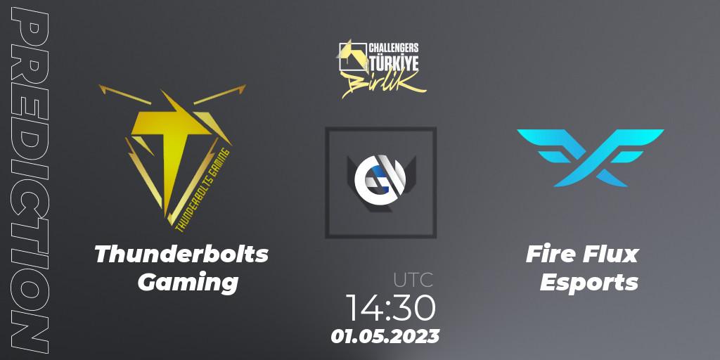 Thunderbolts Gaming contre Fire Flux Esports : prédiction de match. 01.05.23. VALORANT, VALORANT Challengers 2023 Turkey: Birlik Split 2
