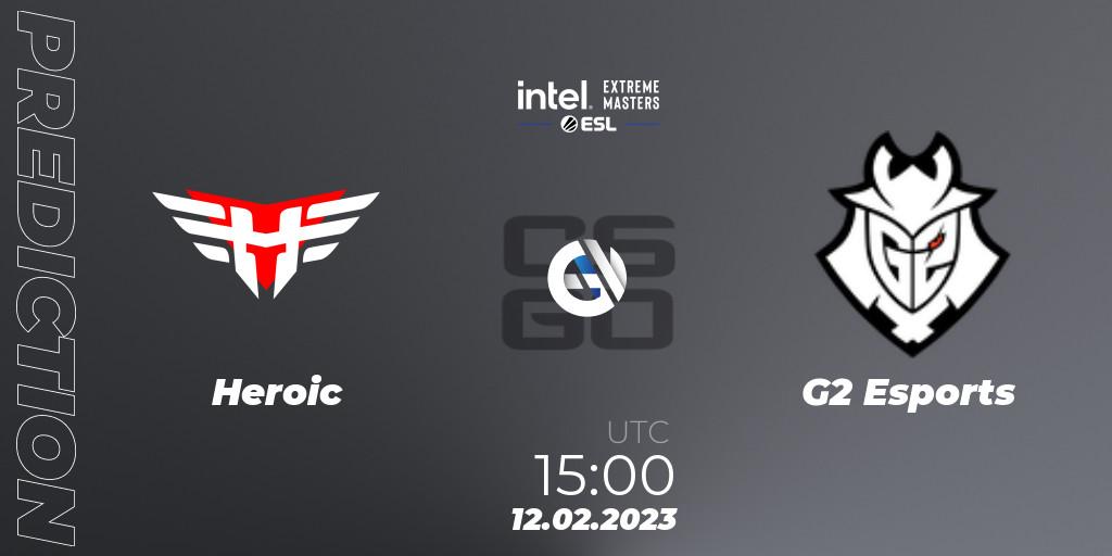 Heroic contre G2 Esports : prédiction de match. 12.02.23. CS2 (CS:GO), IEM Katowice 2023