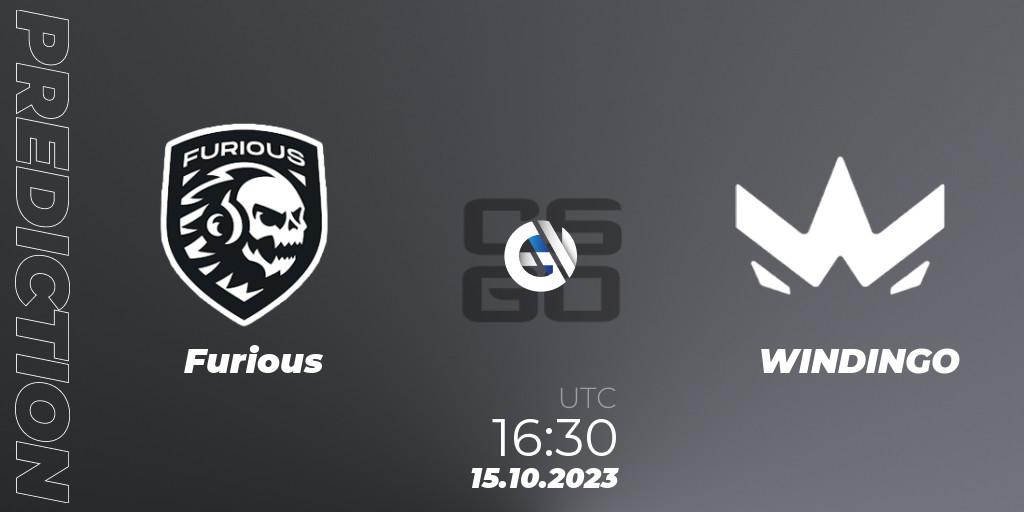 Furious contre WINDINGO : prédiction de match. 15.10.23. CS2 (CS:GO), AGS CUP 2023