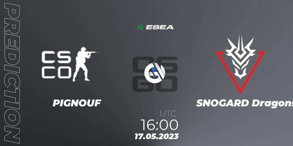 Nakama Esports contre SNOGARD Dragons : prédiction de match. 17.05.2023 at 16:00. Counter-Strike (CS2), ESEA Season 45: Advanced Division - Europe