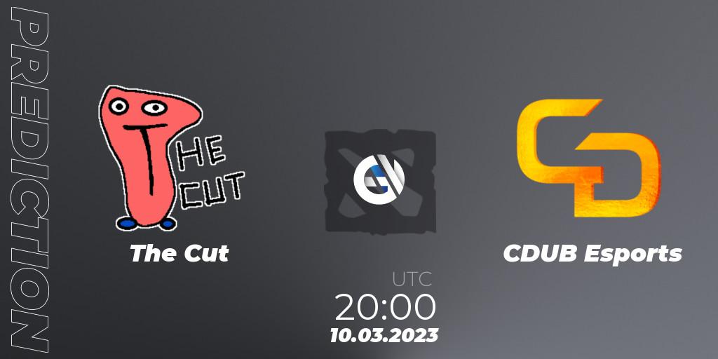 The Cut contre CDUB Esports : prédiction de match. 10.03.23. Dota 2, TodayPay Invitational Season 4