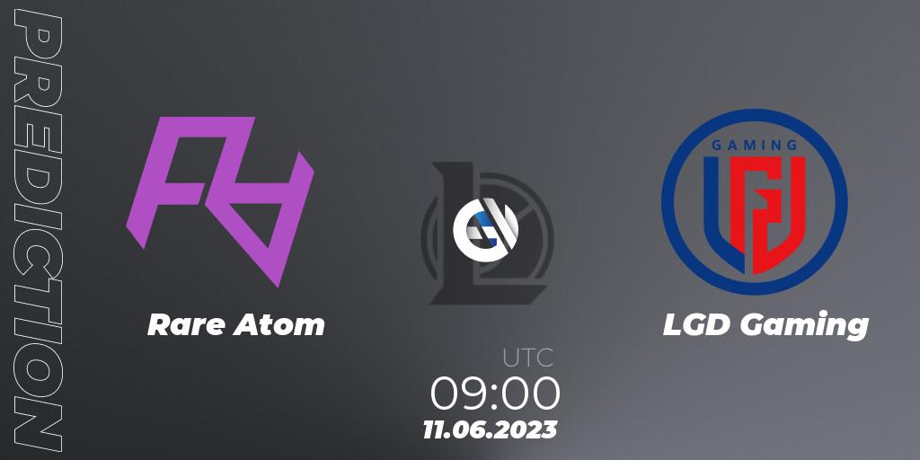 Rare Atom contre LGD Gaming : prédiction de match. 11.06.23. LoL, LPL Summer 2023 Regular Season