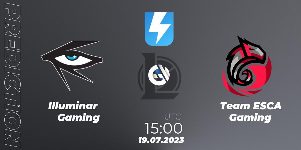 Illuminar Gaming contre Team ESCA Gaming : prédiction de match. 05.07.23. LoL, Ultraliga Season 10 2023 Regular Season