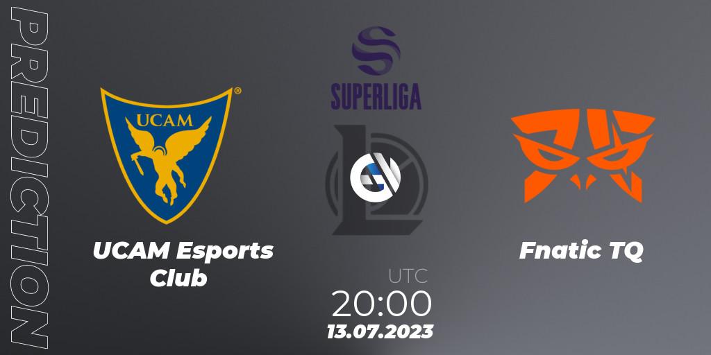 UCAM Esports Club contre Fnatic TQ : prédiction de match. 13.07.23. LoL, Superliga Summer 2023 - Group Stage