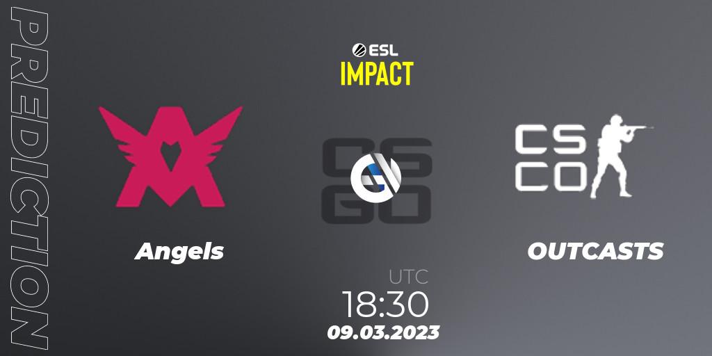 Angels contre GUILD : prédiction de match. 09.03.23. CS2 (CS:GO), ESL Impact League Season 3: European Division