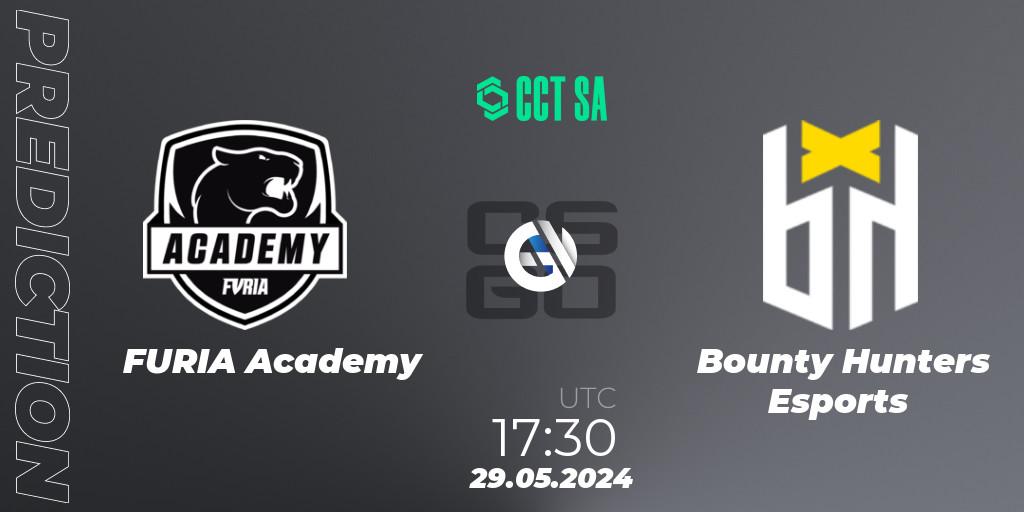 FURIA Academy contre Bounty Hunters Esports : prédiction de match. 29.05.2024 at 18:00. Counter-Strike (CS2), CCT Season 2 South America Series 1
