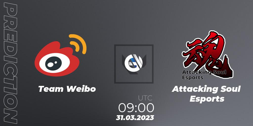 Team Weibo contre Attacking Soul Esports : prédiction de match. 31.03.23. VALORANT, FGC Valorant Invitational 2023: Act 1