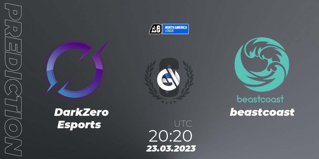 DarkZero Esports contre beastcoast : prédiction de match. 23.03.23. Rainbow Six, North America League 2023 - Stage 1