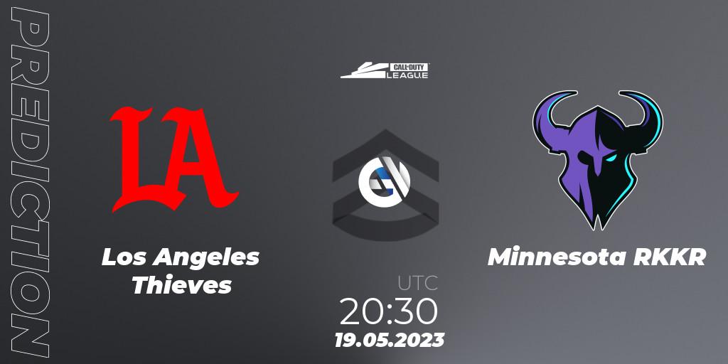 Los Angeles Thieves contre Minnesota RØKKR : prédiction de match. 19.05.2023 at 20:30. Call of Duty, Call of Duty League 2023: Stage 5 Major Qualifiers