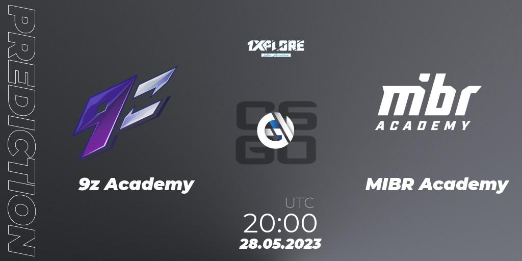 9z Academy contre MIBR Academy : prédiction de match. 27.05.2023 at 23:00. Counter-Strike (CS2), 1XPLORE Latin America Cup 1
