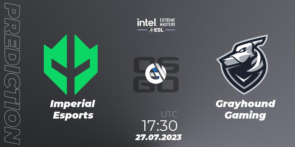 Imperial Esports contre Grayhound Gaming : prédiction de match. 27.07.23. CS2 (CS:GO), IEM Cologne 2023 - Play-In