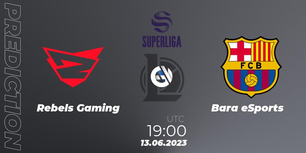 Rebels Gaming contre Barça eSports : prédiction de match. 13.06.23. LoL, Superliga Summer 2023 - Group Stage