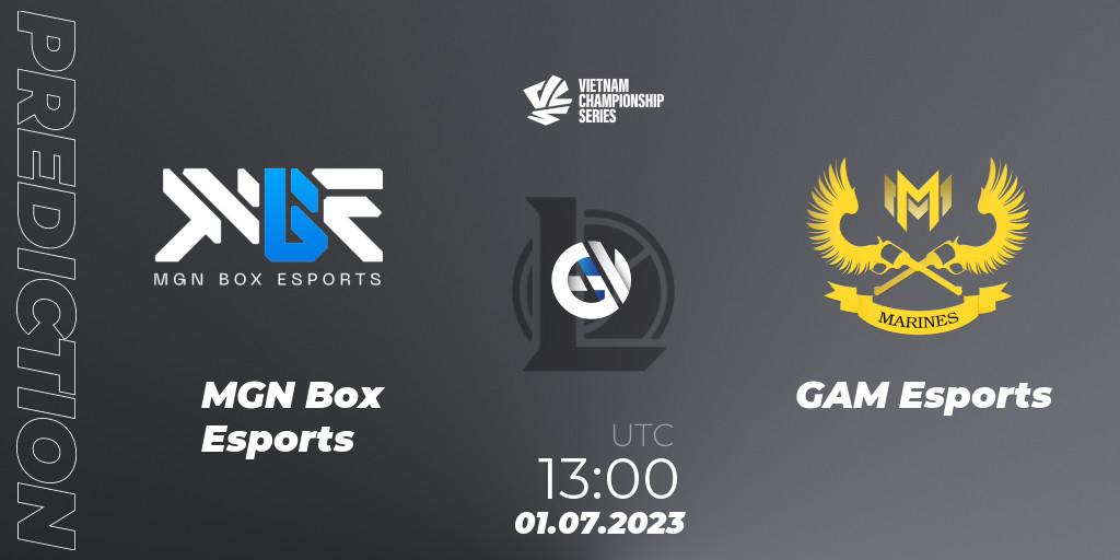 MGN Box Esports contre GAM Esports : prédiction de match. 01.07.2023 at 12:10. LoL, VCS Dusk 2023