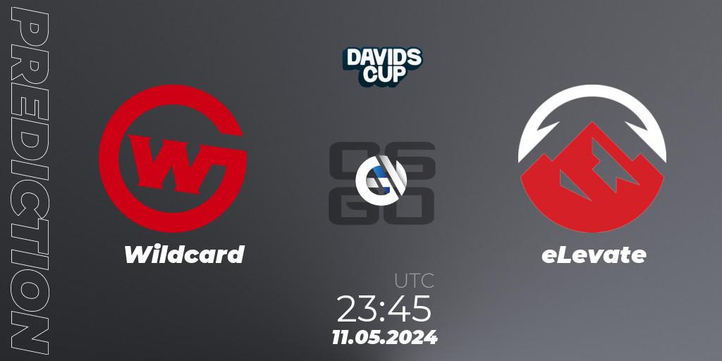 Wildcard contre eLevate : prédiction de match. 11.05.2024 at 23:45. Counter-Strike (CS2), David's Cup 2024