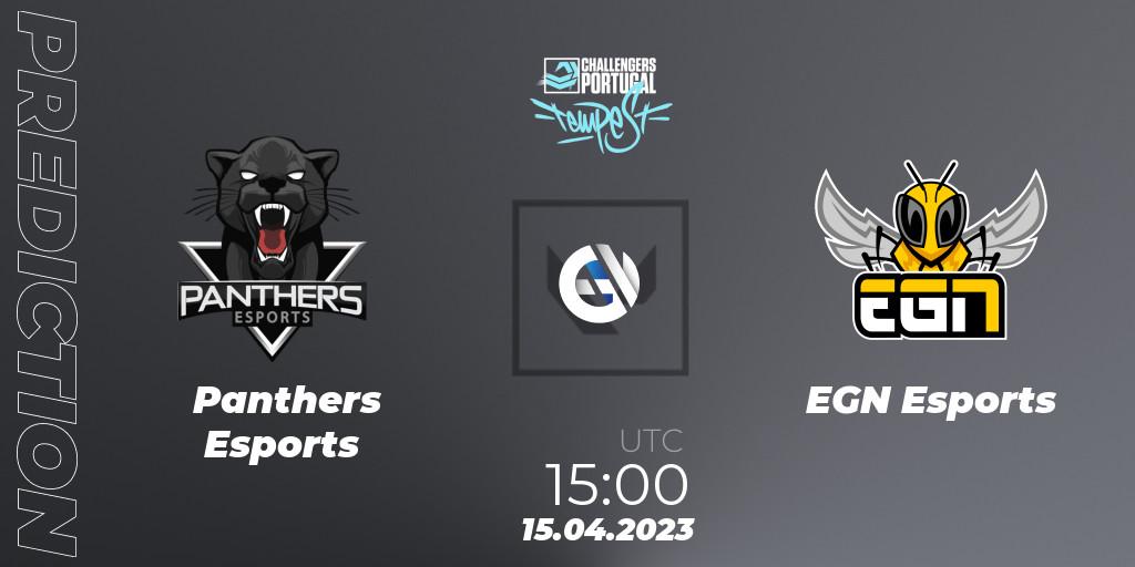 Panthers Esports contre EGN Esports : prédiction de match. 15.04.2023 at 15:00. VALORANT, VALORANT Challengers 2023 Portugal: Tempest Split 2