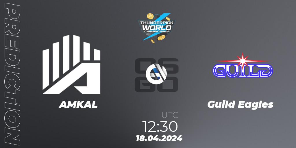 AMKAL contre Guild Eagles : prédiction de match. 18.04.24. CS2 (CS:GO), Thunderpick World Championship 2024: European Series #1