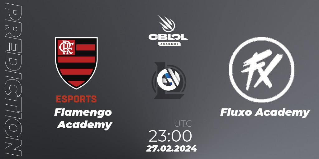 Flamengo Academy contre Fluxo Academy : prédiction de match. 27.02.24. LoL, CBLOL Academy Split 1 2024