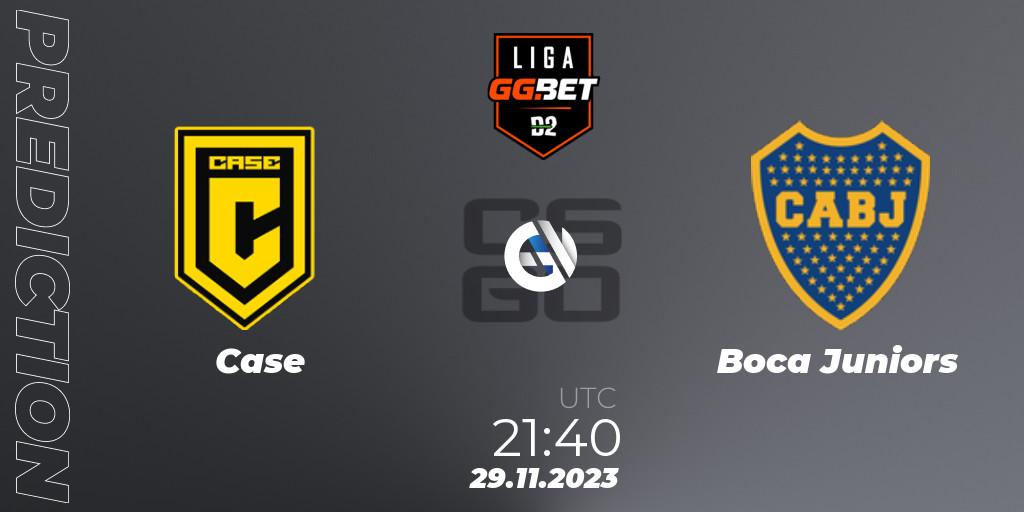 Case contre Boca Juniors : prédiction de match. 29.11.2023 at 22:00. Counter-Strike (CS2), Dust2 Brasil Liga Season 2