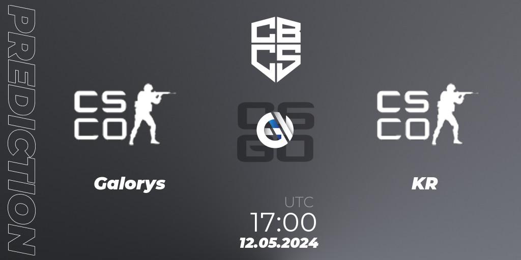 Galorys contre KRÜ Esports : prédiction de match. 12.05.2024 at 19:45. Counter-Strike (CS2), CBCS Season 4